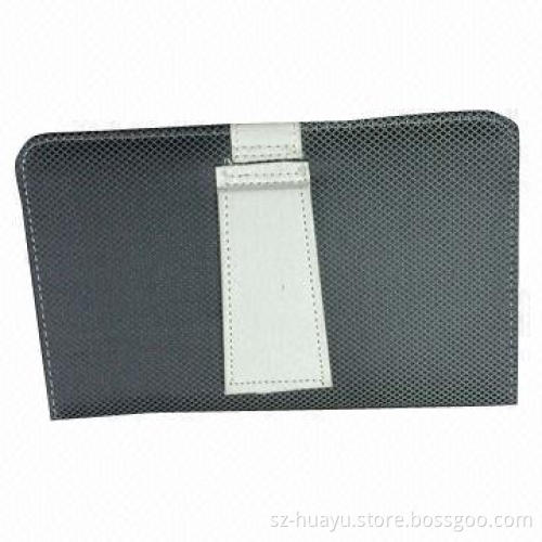 7-inch Black and White Color Leather Keyboard